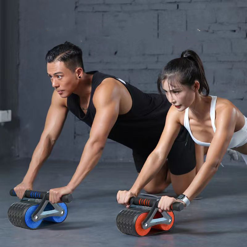 Automatic Rebound Ab Wheel β Double Wheel Ab Roller for Core & Waist Training