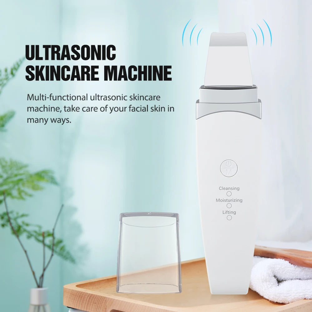 Ultrasonic Skin Scrubber β Blackhead & Pore Cleaner