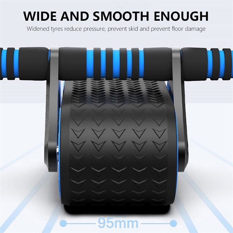 Automatic Rebound Ab Wheel β Double Wheel Ab Roller for Core & Waist Training