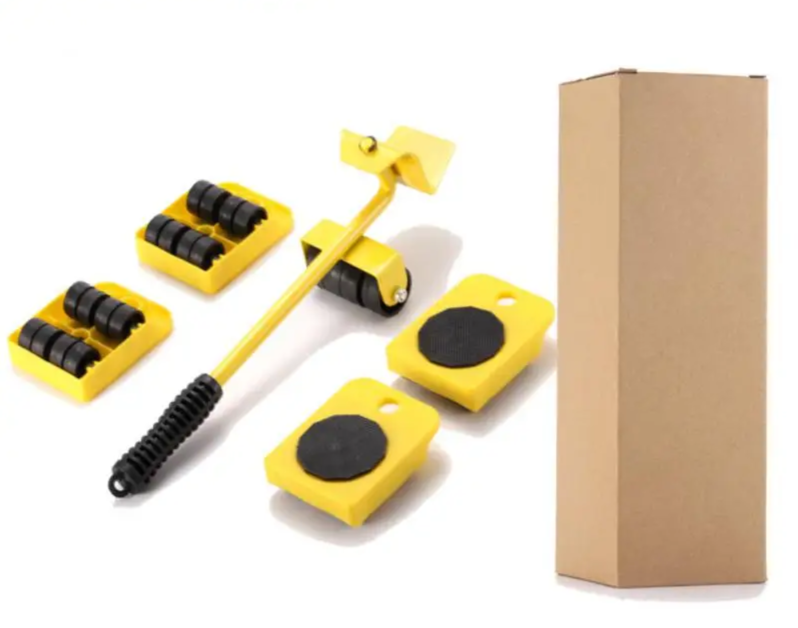 Heavy-Duty Furniture Lifter & Mover Set β Easy Moving Tool with Rollers