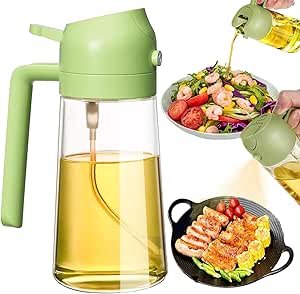 Glass Oil Spray Bottle β Press-Type Oil Dispenser