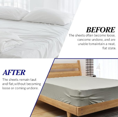 Zlumber Lock Sheet Holder – Secure, No-Slip Bedding Solution