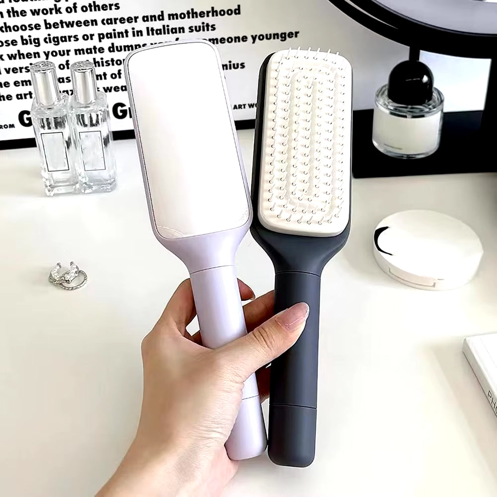 Rotating Self-Cleaning Hair Brush – Anti-Static & Scalp Massaging Comb