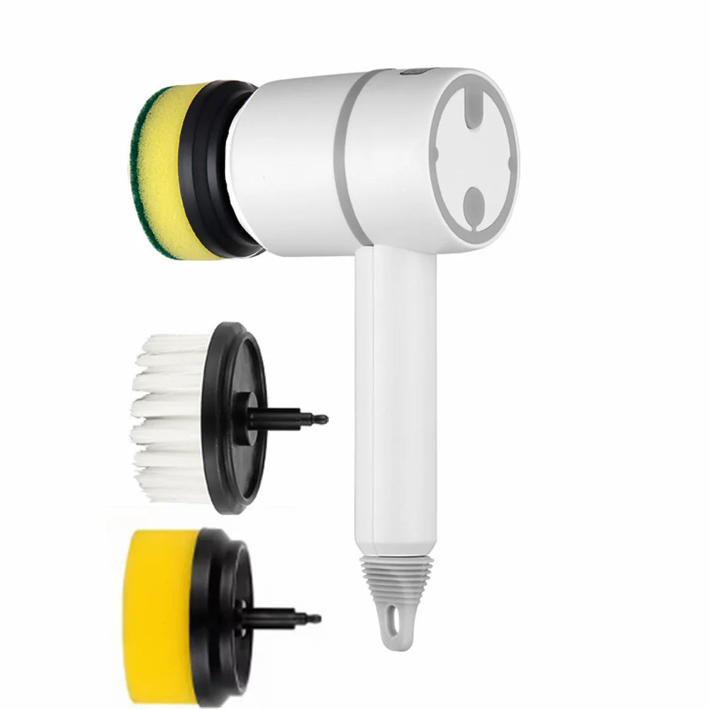 Electric Power Scrubber – Rechargeable Brush for Kitchen & Bathroom