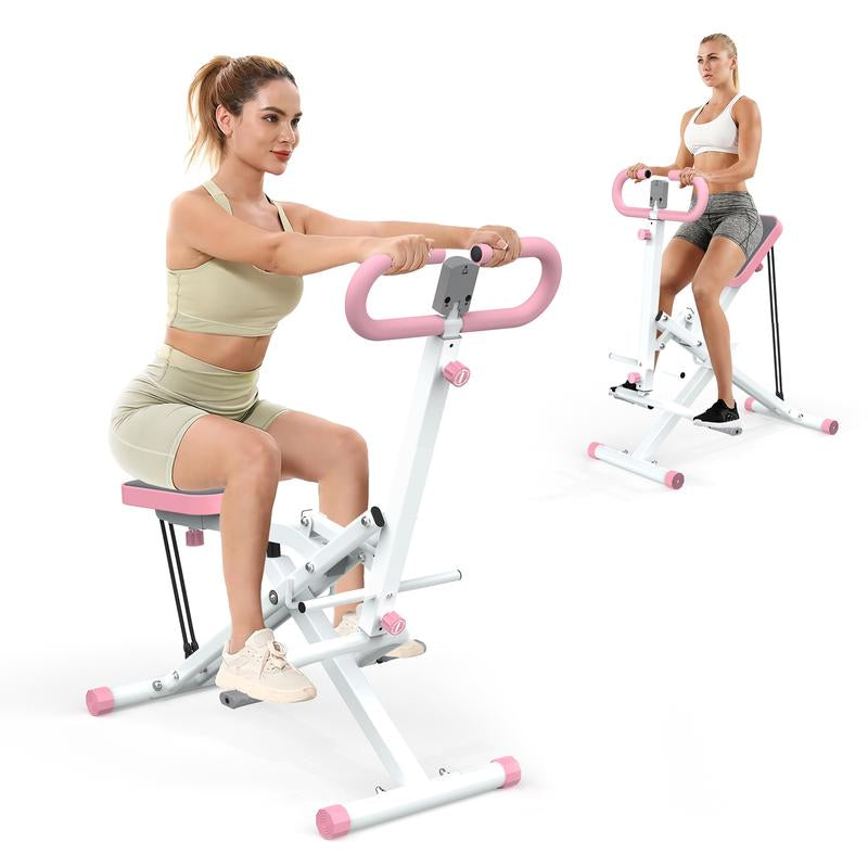 Adjustable Squat & Rowing Machine β Full Body Home Gym