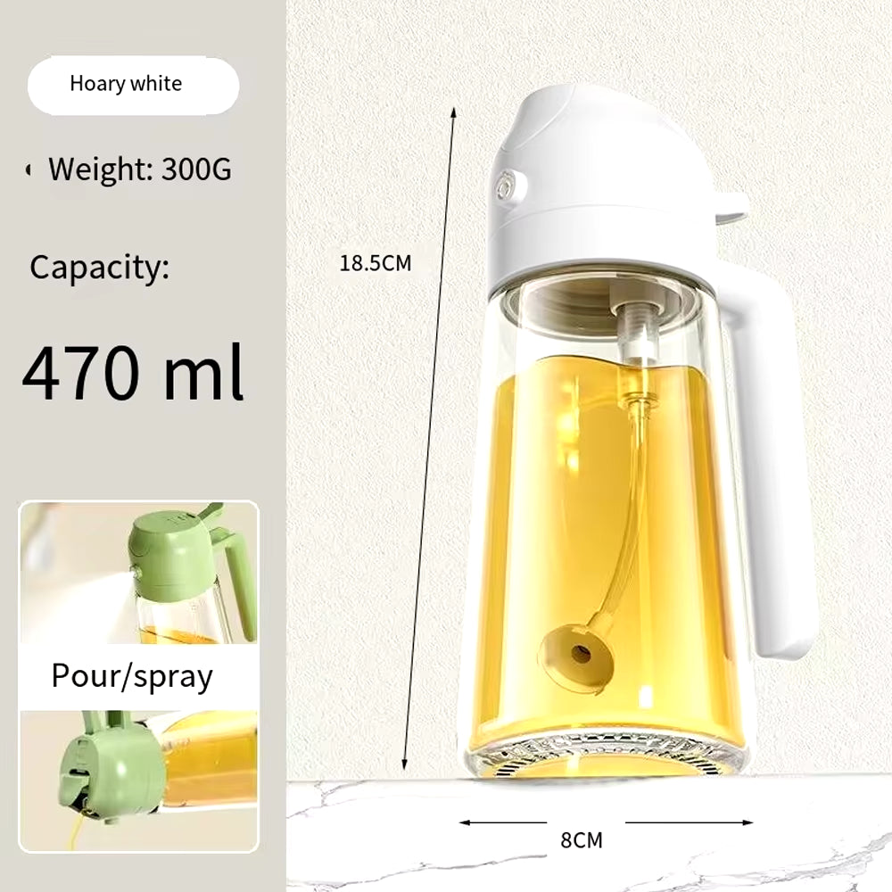 Glass Oil Spray Bottle β Press-Type Oil Dispenser