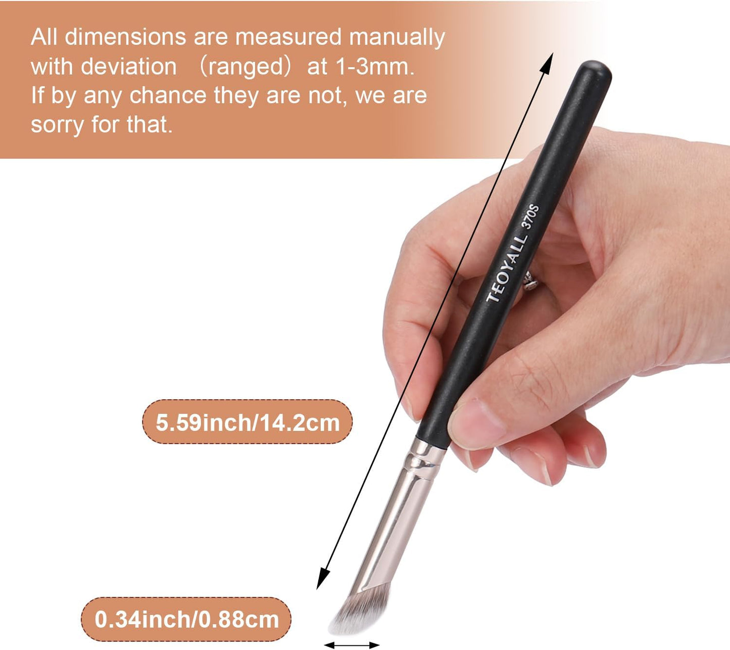 Angled Concealer & Contour Brush Set – Flawless Blending & Buffing