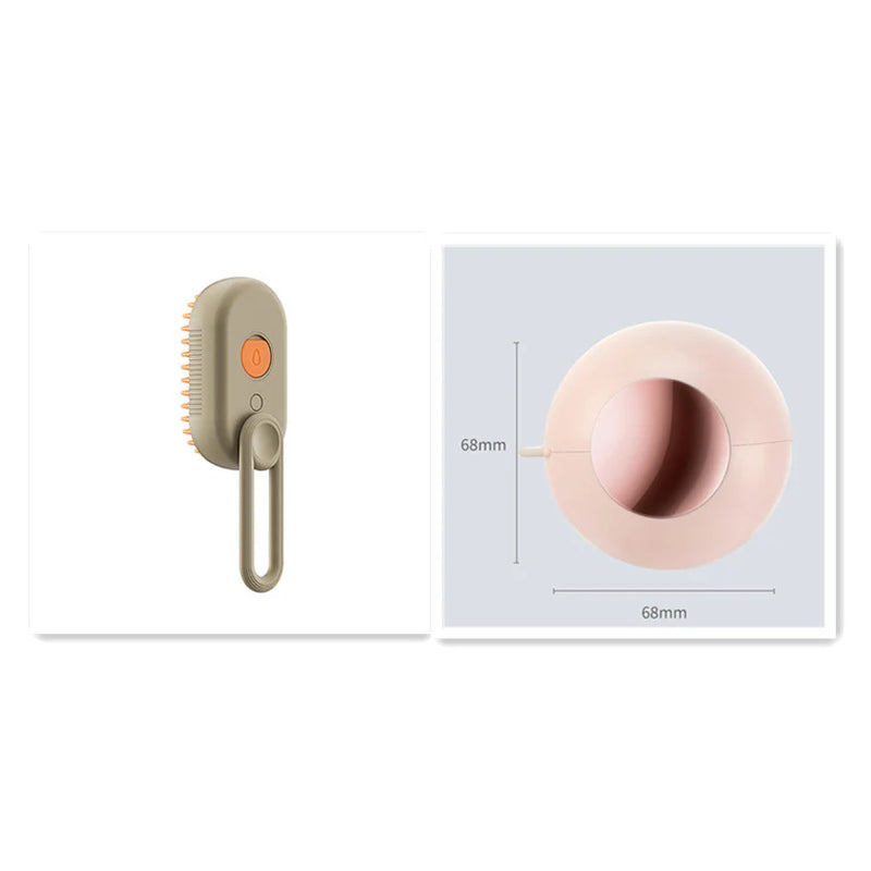 3-in-1 Steam Pet Brush β Electric Grooming Comb for Pets