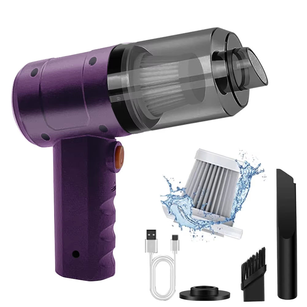 5-in-1 Cordless Handheld Vacuum & Air Duster β High-Power Car & Home Cleaner