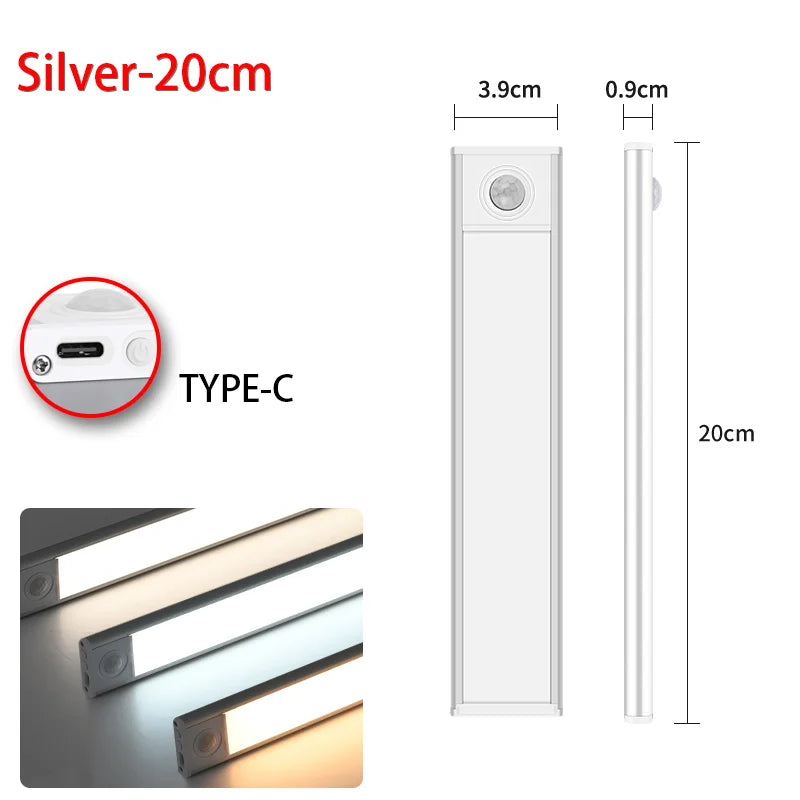 LED Motion Sensor Night Light – Wireless Under Cabinet & Closet Lighting