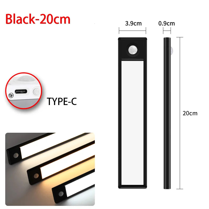 LED Motion Sensor Night Light – Wireless Under Cabinet & Closet Lighting
