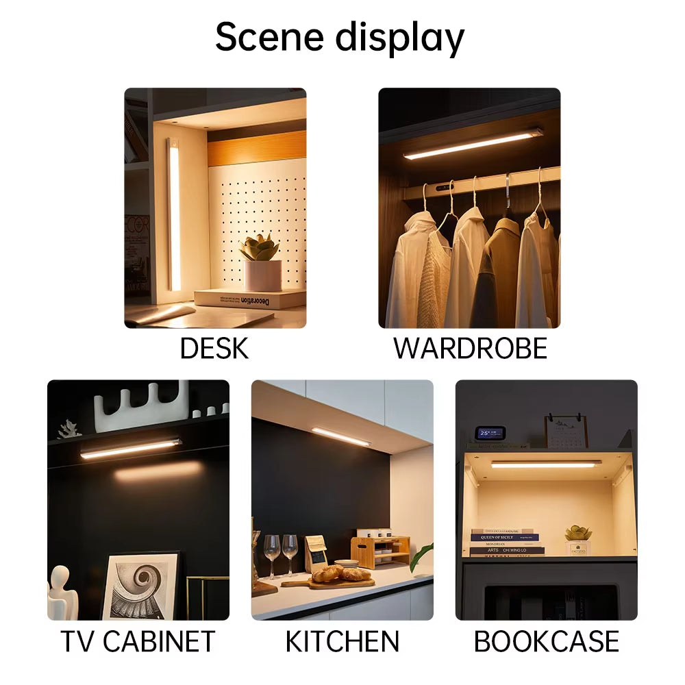 LED Motion Sensor Night Light – Wireless Under Cabinet & Closet Lighting