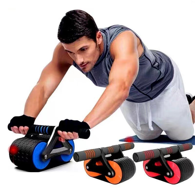 Automatic Rebound Ab Wheel β Double Wheel Ab Roller for Core & Waist Training
