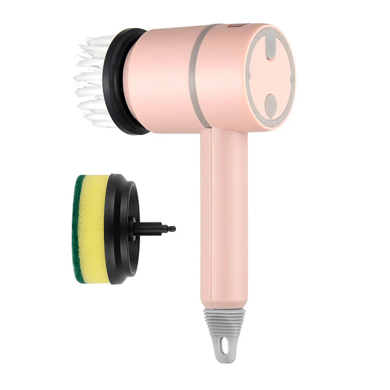 Electric Power Scrubber – Rechargeable Brush for Kitchen & Bathroom