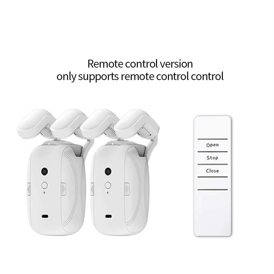 Smart Remote-Controlled Curtain Opener - Remote-Controlled and Motorized Curtain Robot