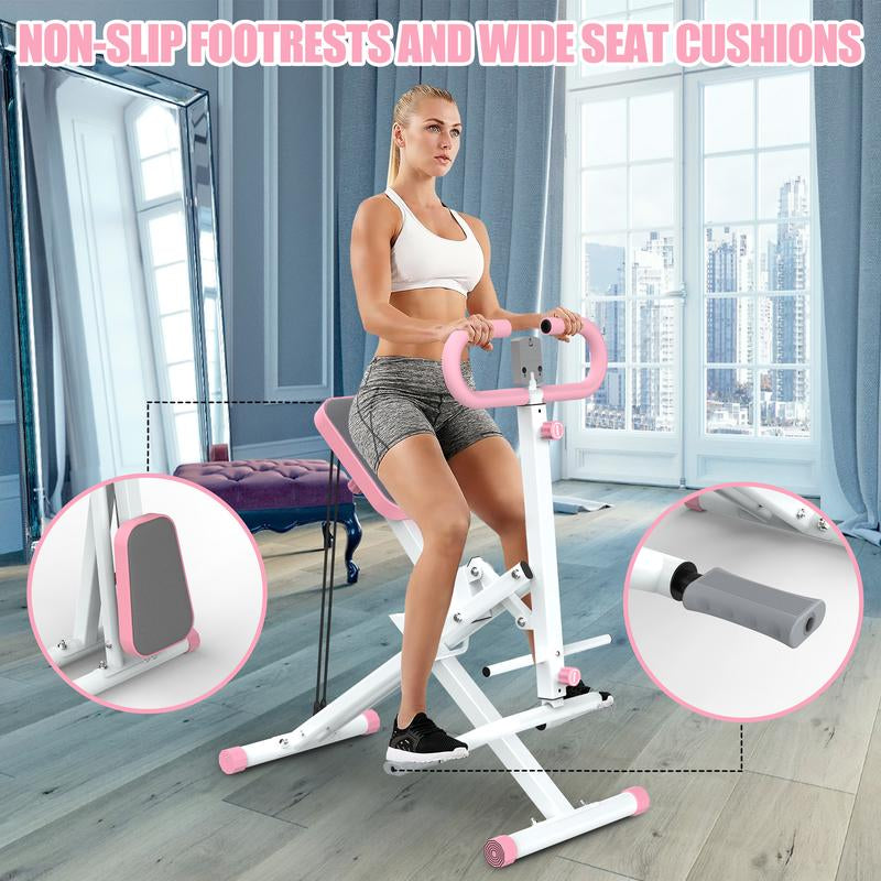 Adjustable Squat & Rowing Machine β Full Body Home Gym