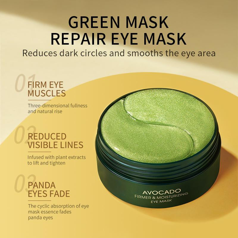 Avocado Eye Mask – Hydrating & Anti-Aging Gel Pads