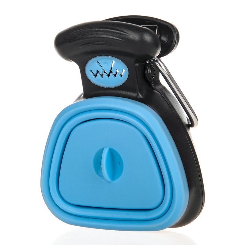 PawPort Foldable Dog Poop Scooper – Travel-Friendly Waste Picker & Bag Dispenser
