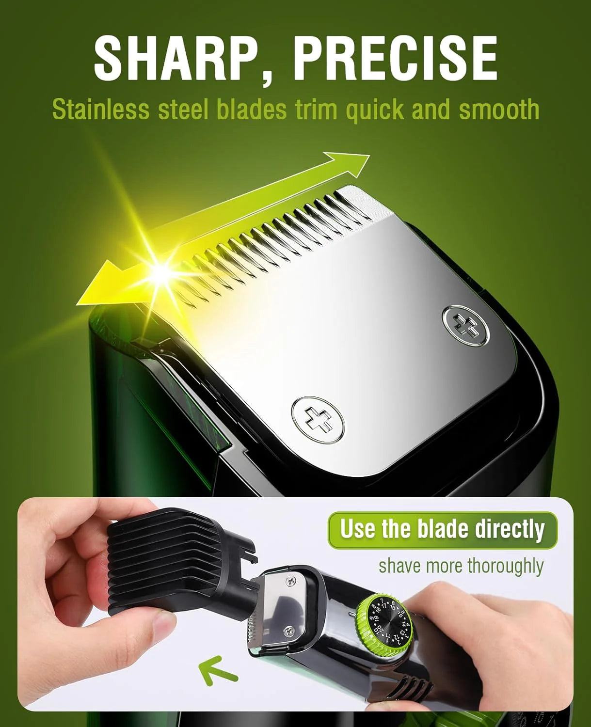 Mess-Free Beard Trimmer with Built-In Vacuum β Precision Grooming, Zero Cleanup