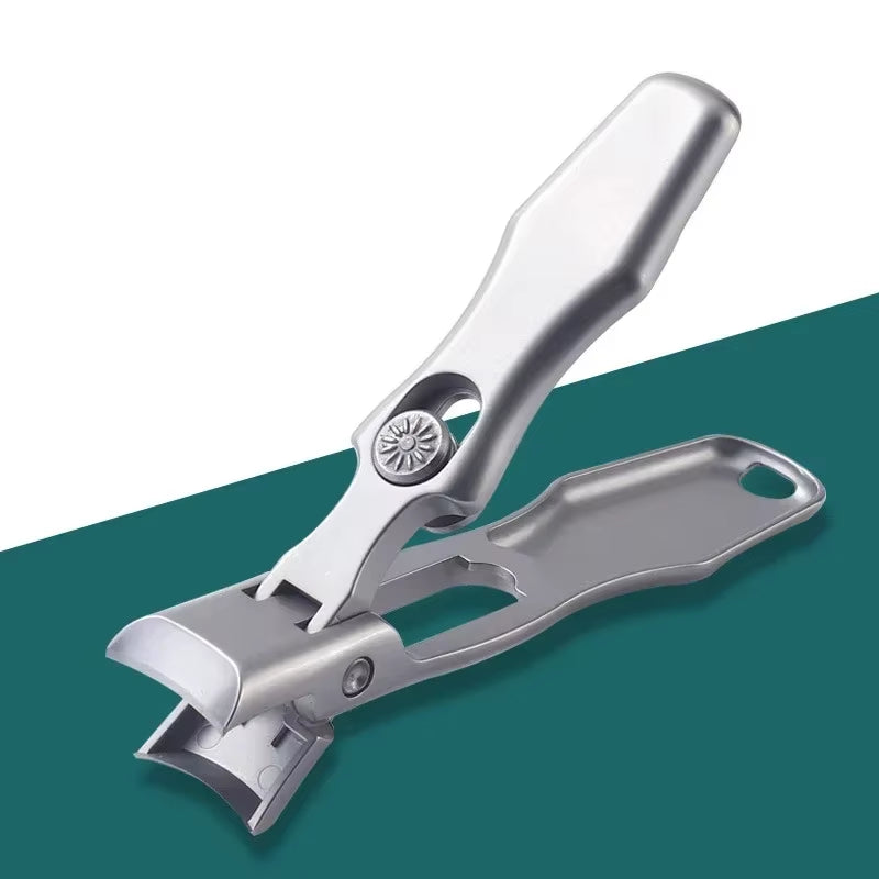 Ultra-Sharp Stainless Steel Nail Clippers β Wide Jaw & Anti-Splash Design
