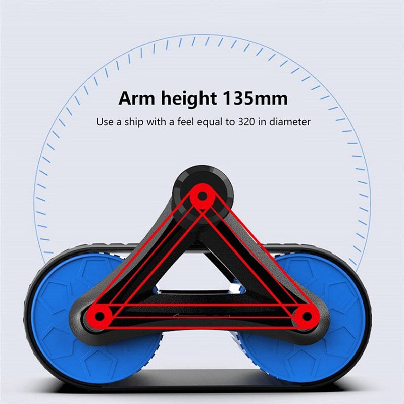 Automatic Rebound Ab Wheel β Double Wheel Ab Roller for Core & Waist Training