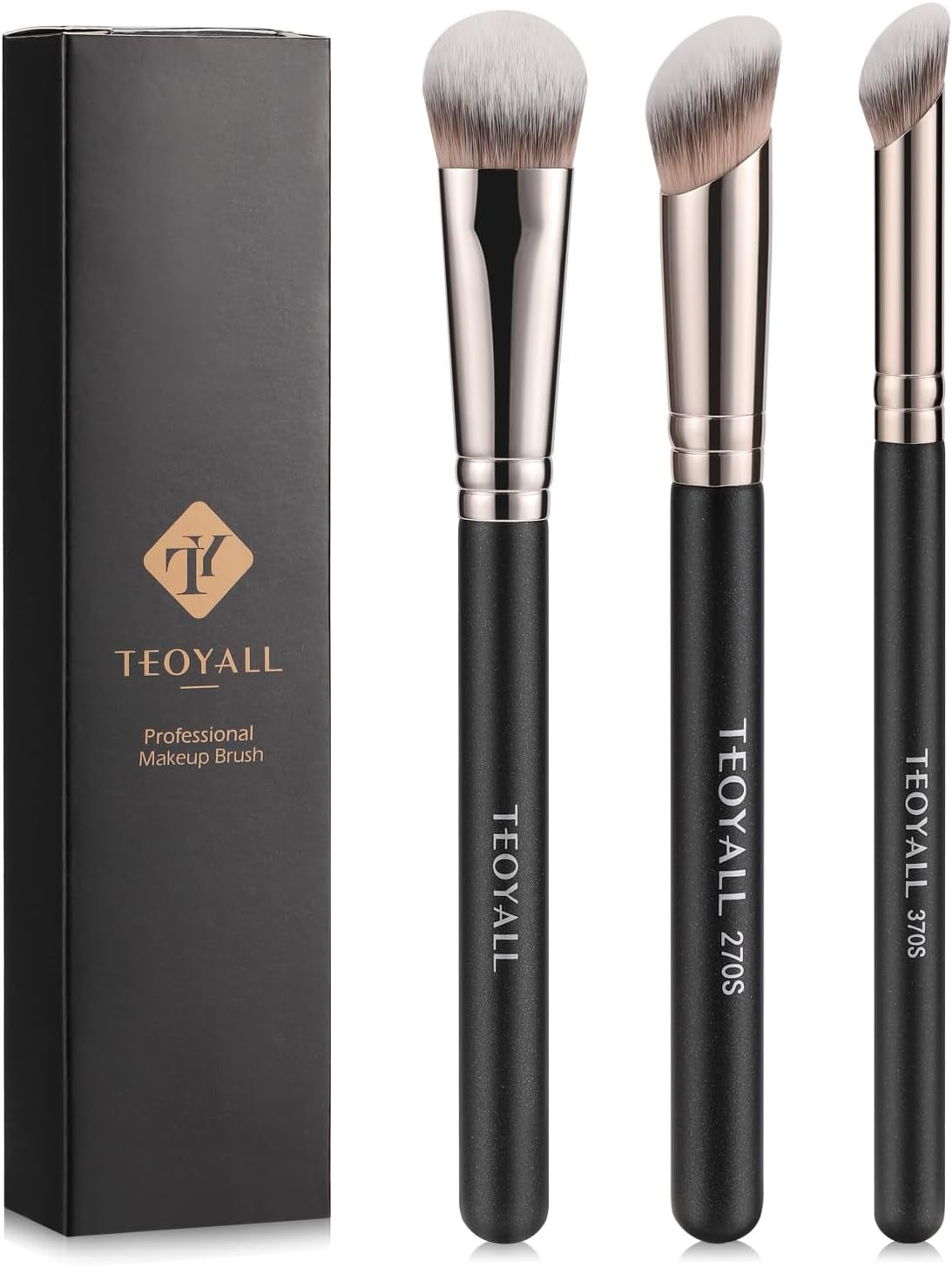 Angled Concealer & Contour Brush Set – Flawless Blending & Buffing