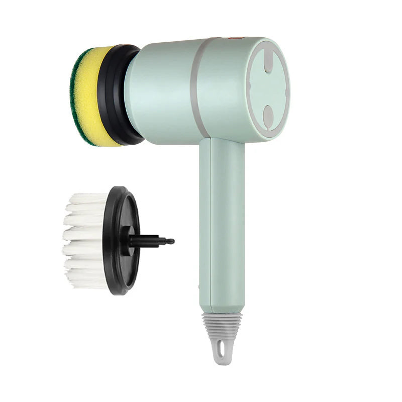 Electric Power Scrubber – Rechargeable Brush for Kitchen & Bathroom