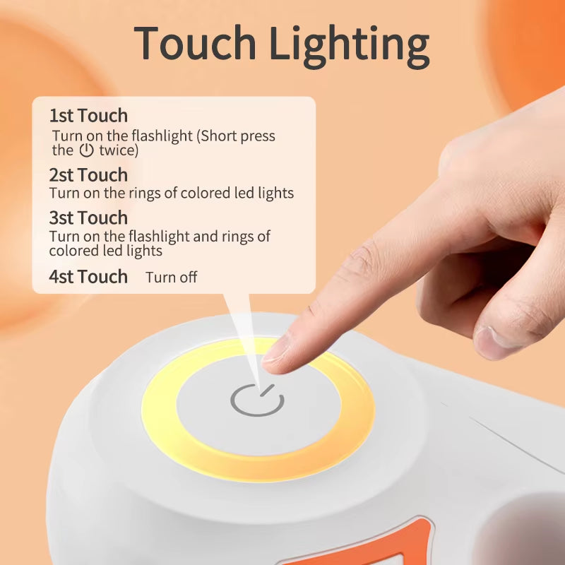 Retractable LED Dog Leash – Automatic, Luminous & Tangle-Free
