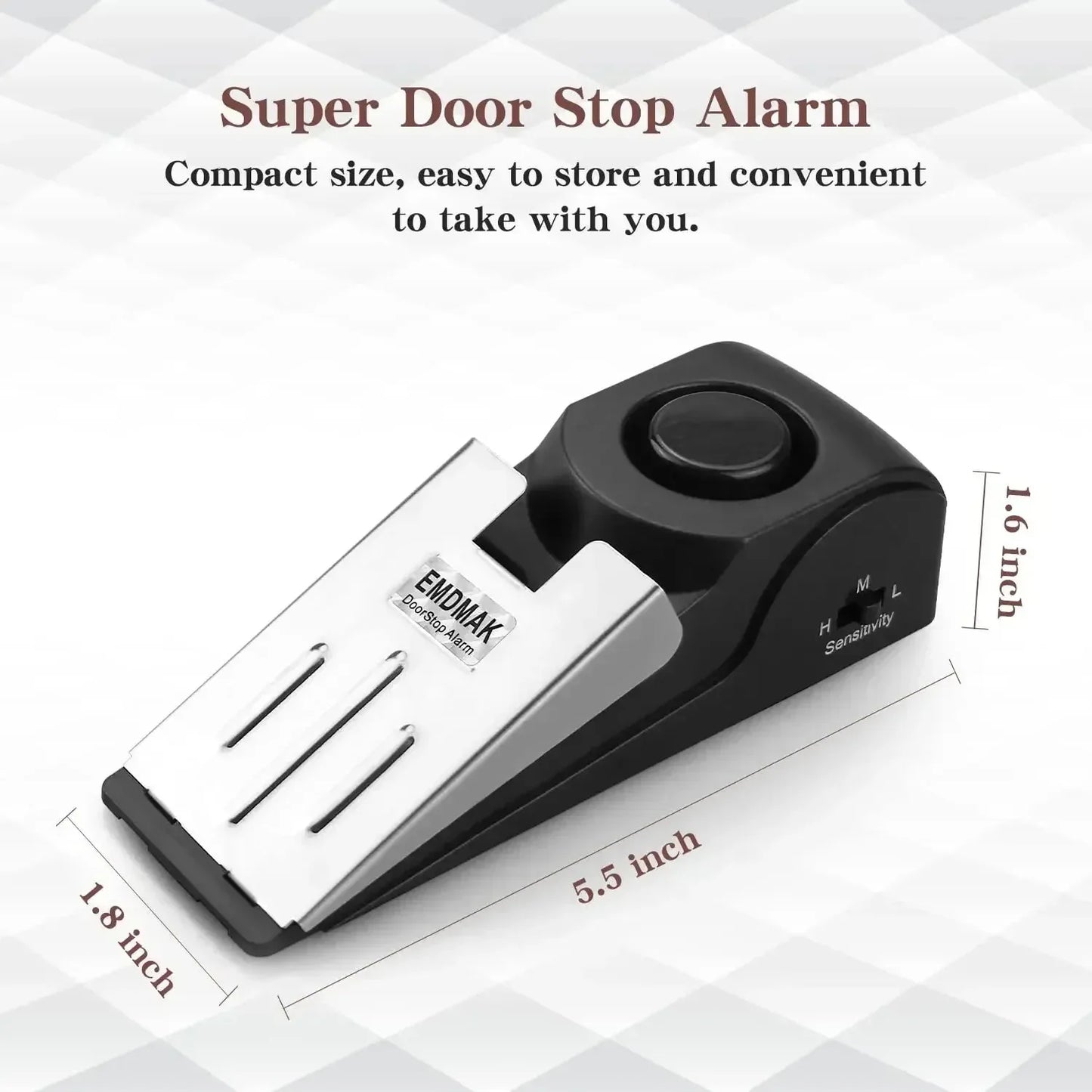 Portable Wireless Door Stop Alarm β Anti-Theft Security Device