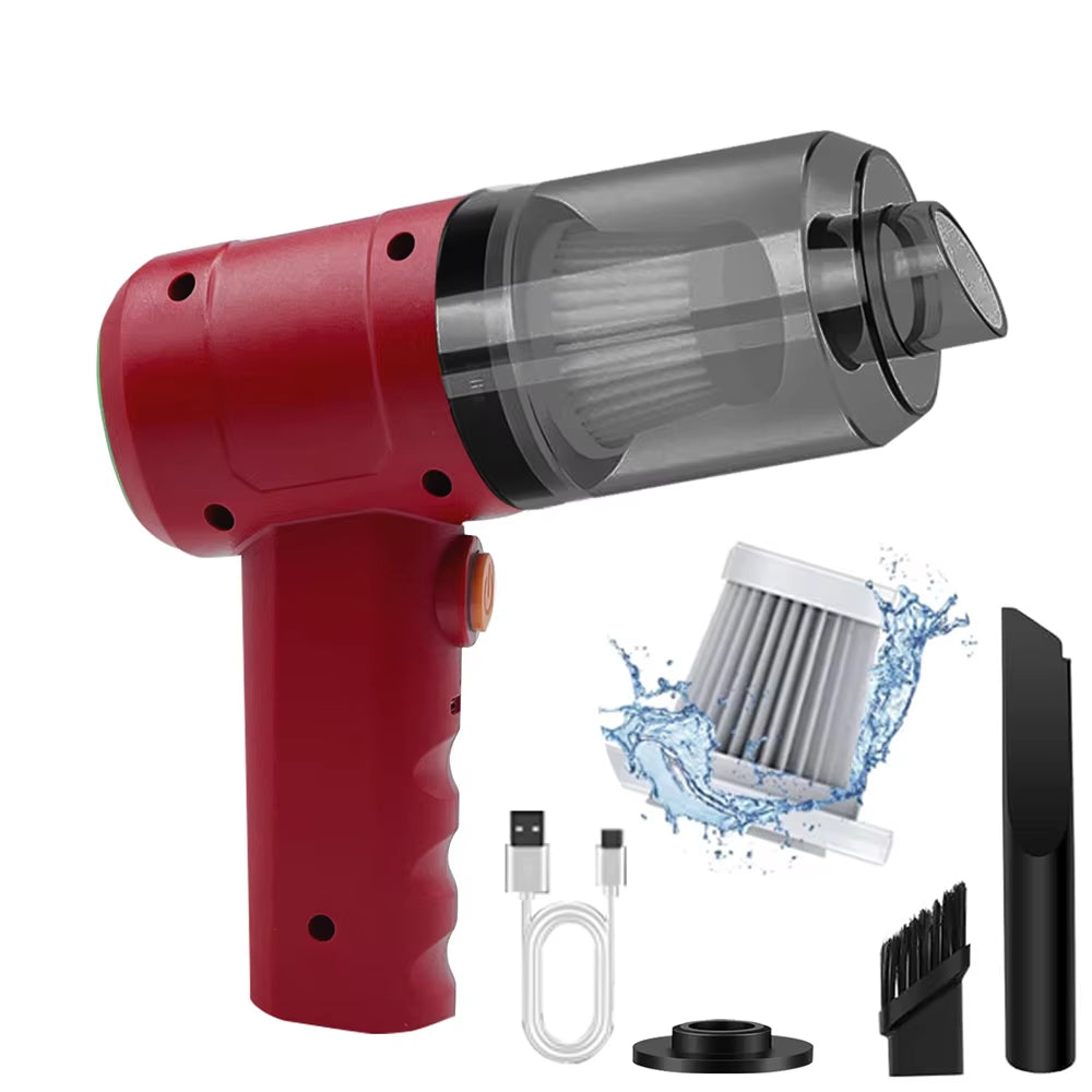 5-in-1 Cordless Handheld Vacuum & Air Duster β High-Power Car & Home Cleaner