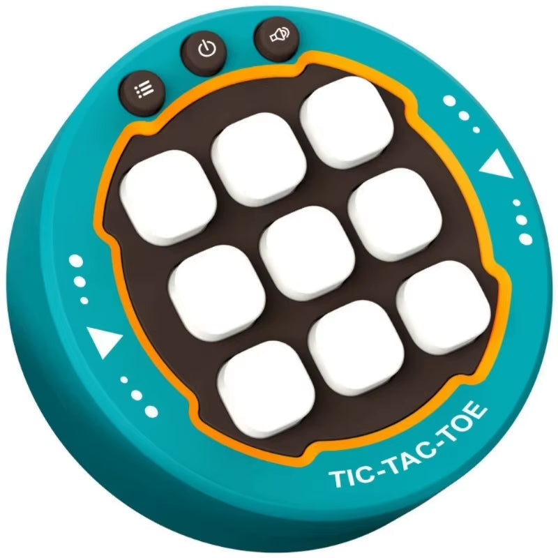 Portable Electronic Tic-Tac-Toe Puzzle Game