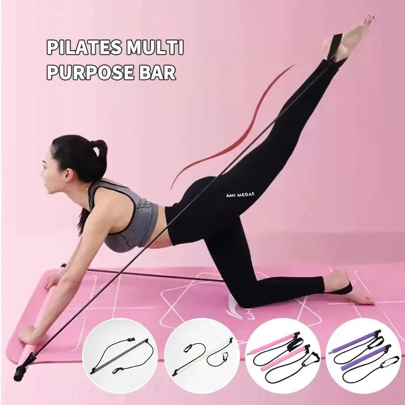 Portable Pilates Bar Kit β Multi-Functional Home Workout Resistance Band