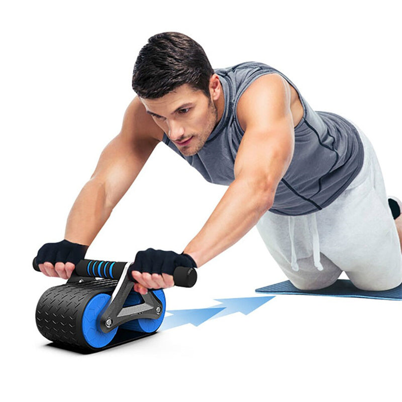 Automatic Rebound Ab Wheel β Double Wheel Ab Roller for Core & Waist Training