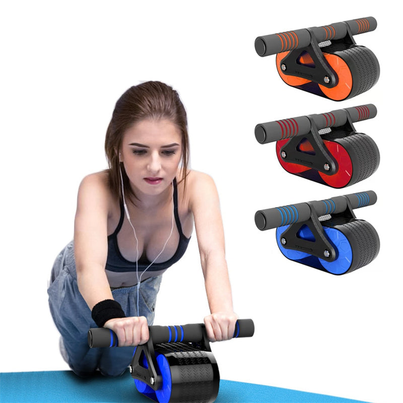 Automatic Rebound Ab Wheel β Double Wheel Ab Roller for Core & Waist Training