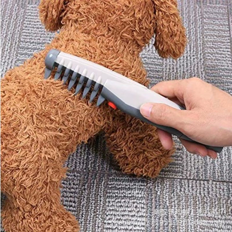 Electric Pet Grooming Comb – Tangle Remover & Hair Trimmer