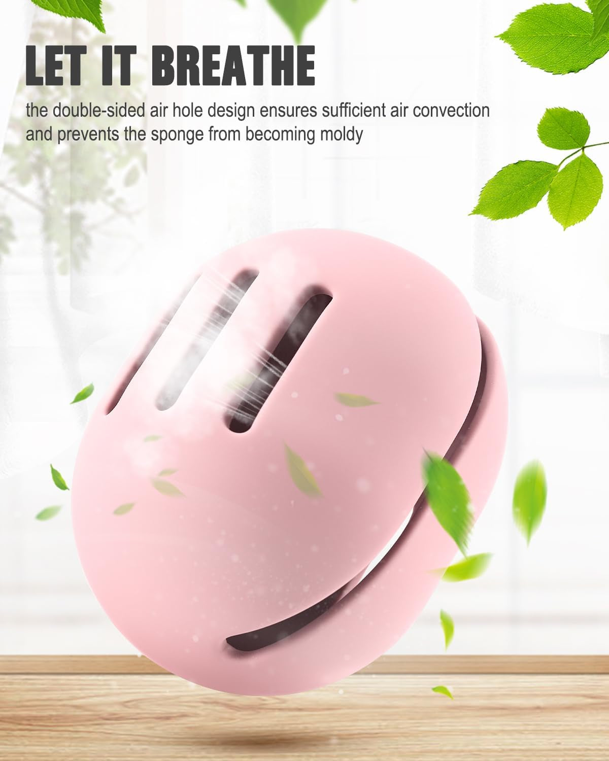 Silicone Makeup Sponge Holder – Travel-Friendly, Ventilated & Shatterproof