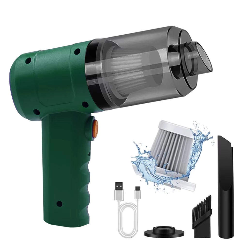 5-in-1 Cordless Handheld Vacuum & Air Duster β High-Power Car & Home Cleaner