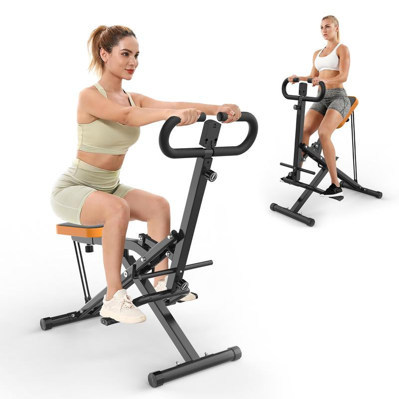 Adjustable Squat & Rowing Machine β Full Body Home Gym