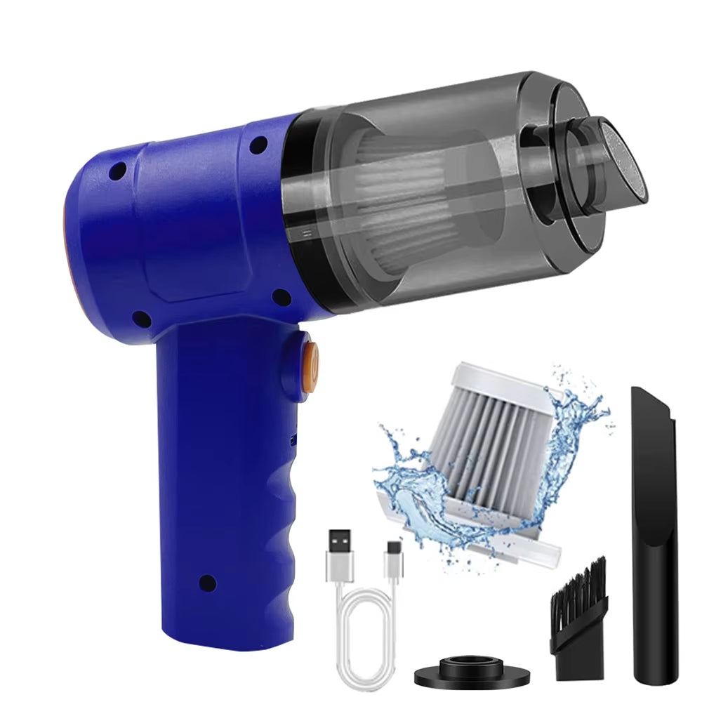 5-in-1 Cordless Handheld Vacuum & Air Duster β High-Power Car & Home Cleaner
