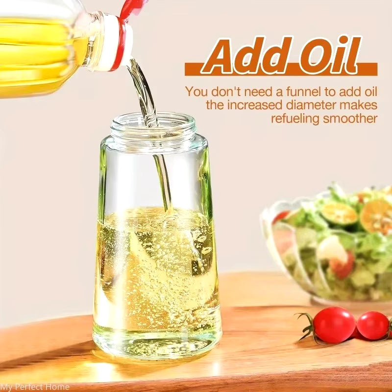 Glass Oil Spray Bottle β Press-Type Oil Dispenser
