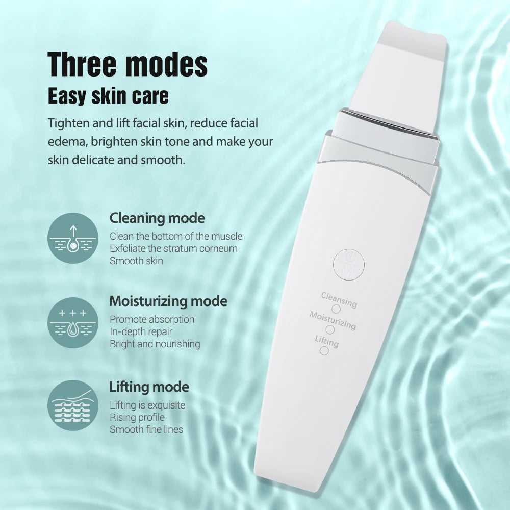 Ultrasonic Skin Scrubber β Blackhead & Pore Cleaner