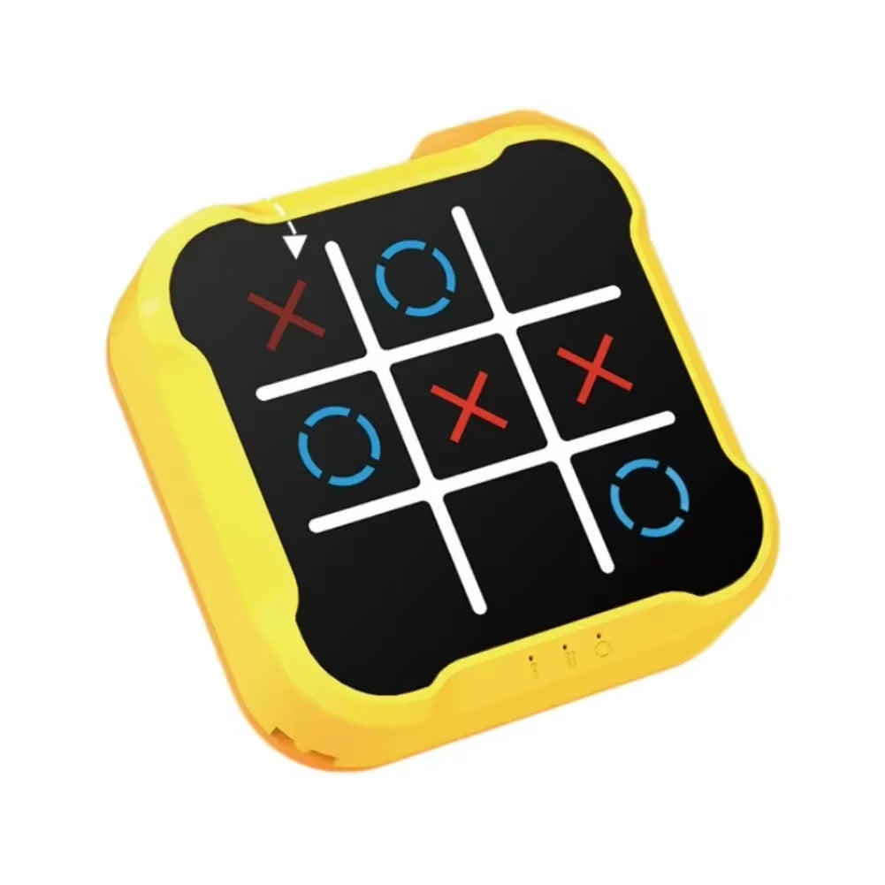 Portable Electronic Tic-Tac-Toe Puzzle Game