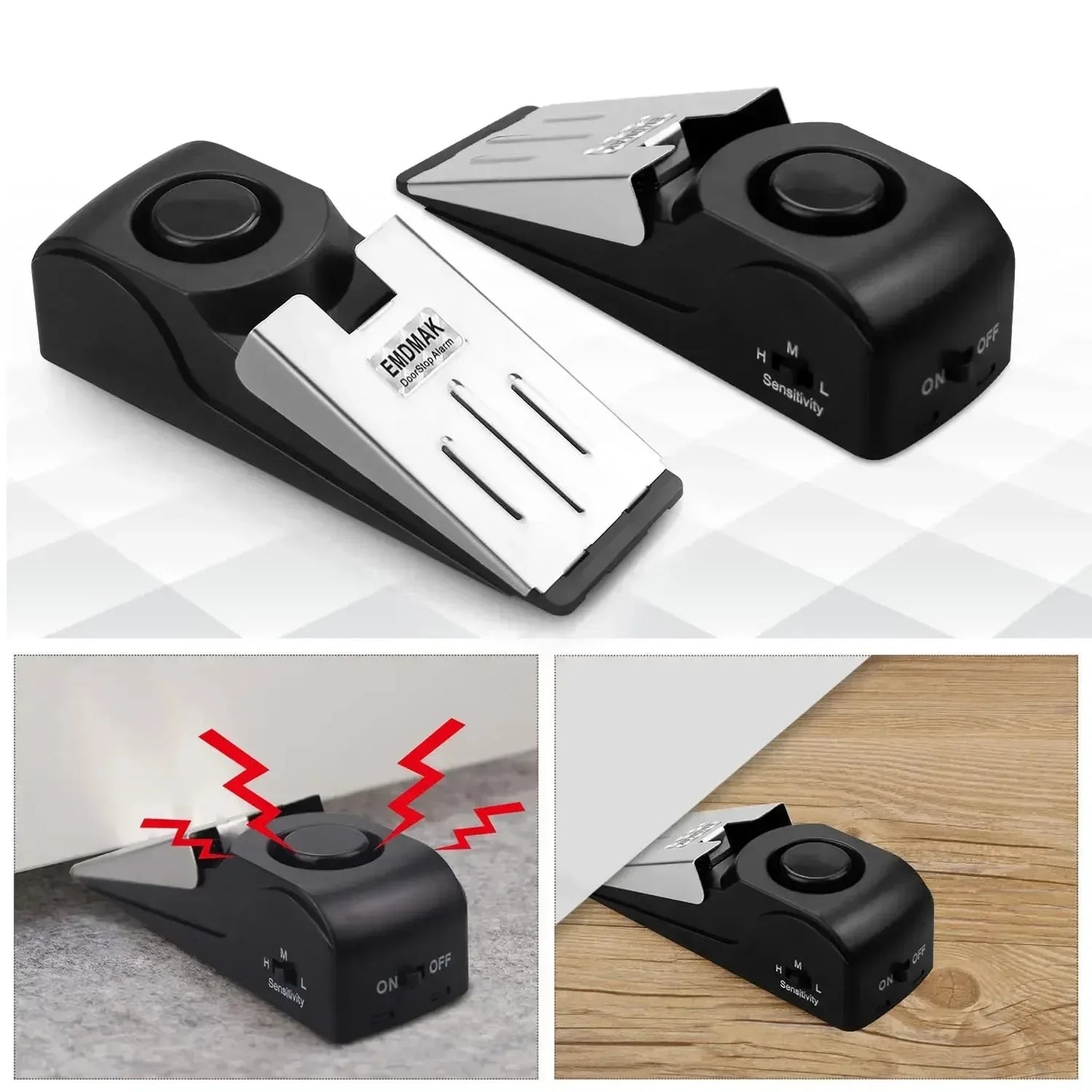 Portable Wireless Door Stop Alarm β Anti-Theft Security Device