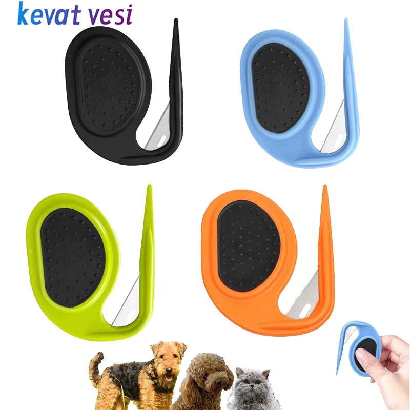 Pet Knot Remover & Shedding Comb – Professional Grooming Brush