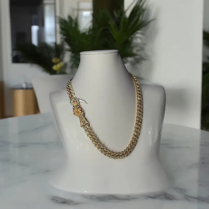 Miami Cuban Chain Necklace – Gold-Plated Statement Jewelry