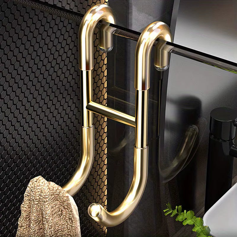 Stainless Steel Over-the-Door Shower Hooks – No-Drill Towel & Utility Hangers