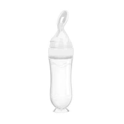 Silicone Baby Food Feeder with Dispensing Spoon