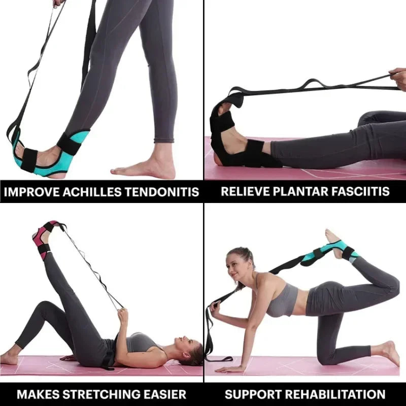 Yoga Stretching Band – Flexibility & Rehabilitation Training Belt