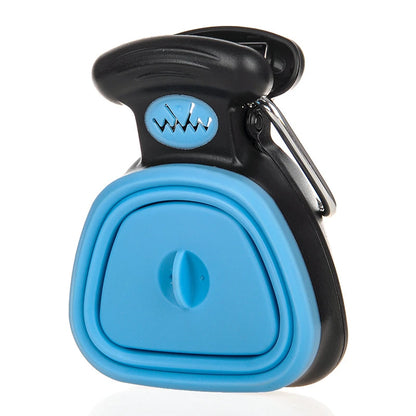 PawPort Foldable Dog Poop Scooper – Travel-Friendly Waste Picker & Bag Dispenser