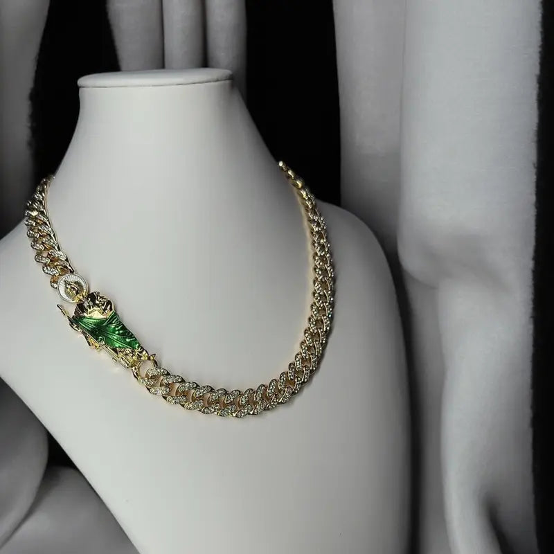 Miami Cuban Chain Necklace – Gold-Plated Statement Jewelry